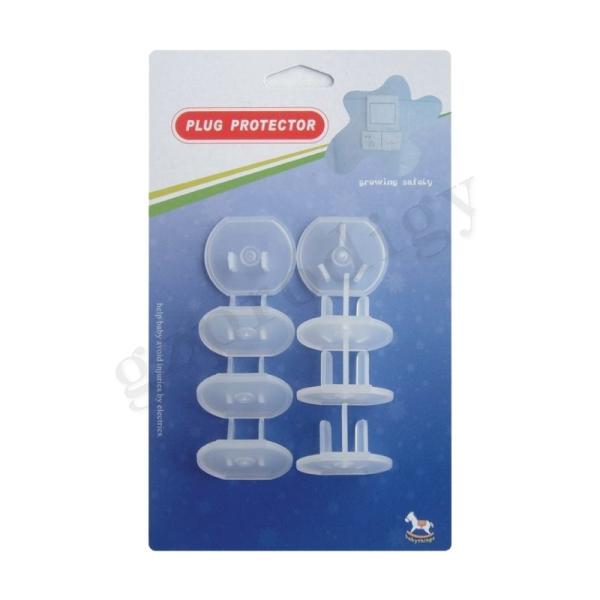 Removable Electrical Outlet Plug Covers Babyproof Nontoxic Transparent