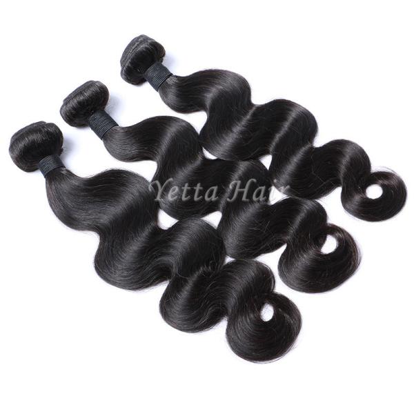 Malaysian Body Wave Hair Bundles With 4 x 4 Closure Unprocessed Human Hair Weave