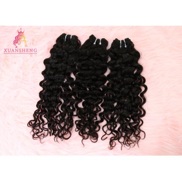 Virgin Human Brazilian Hair Bundles Natural Colour 20 Inch Italian Wave