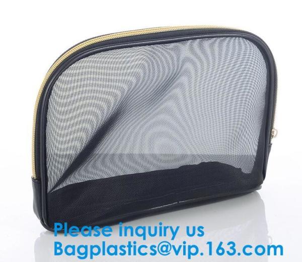 Mesh Cosmetic Bag Promotional 5pc Basics Makeup Bag Set, Mesh Cosmetic Bag Makeup Bags, Makeup Pouch