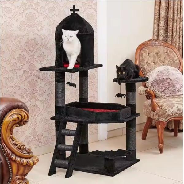Large Climbing Frame Scratcher Components Cat Tree Suitable for Cats and Small Animals