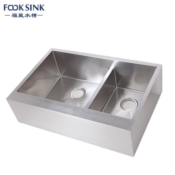 Farmhouse Apron Front Stainless Steel Kitchen Sink With Long Using Life