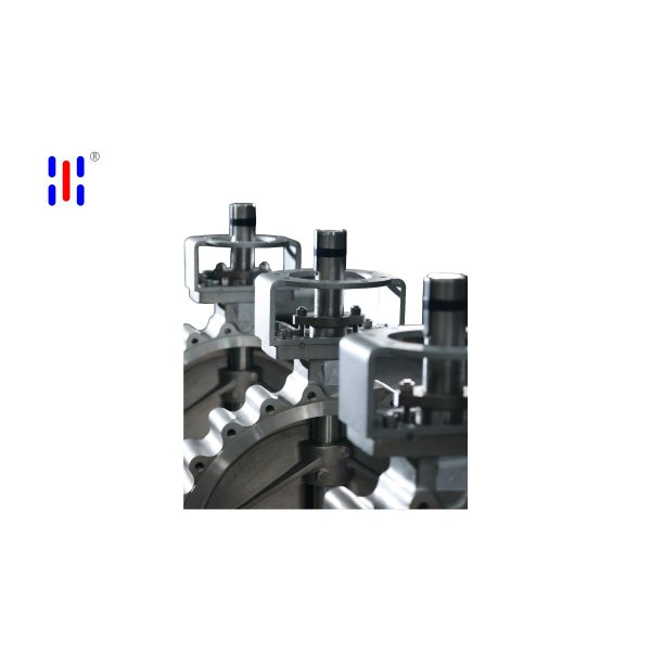 Titanium Gr2 Self Sealing Lug Triple Offset Butterfly Valve Pn10 Seawater