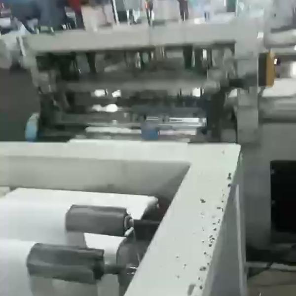 Bolsa de válvula Bolsa de tejido usada para cortar Plegable y máquina de coser