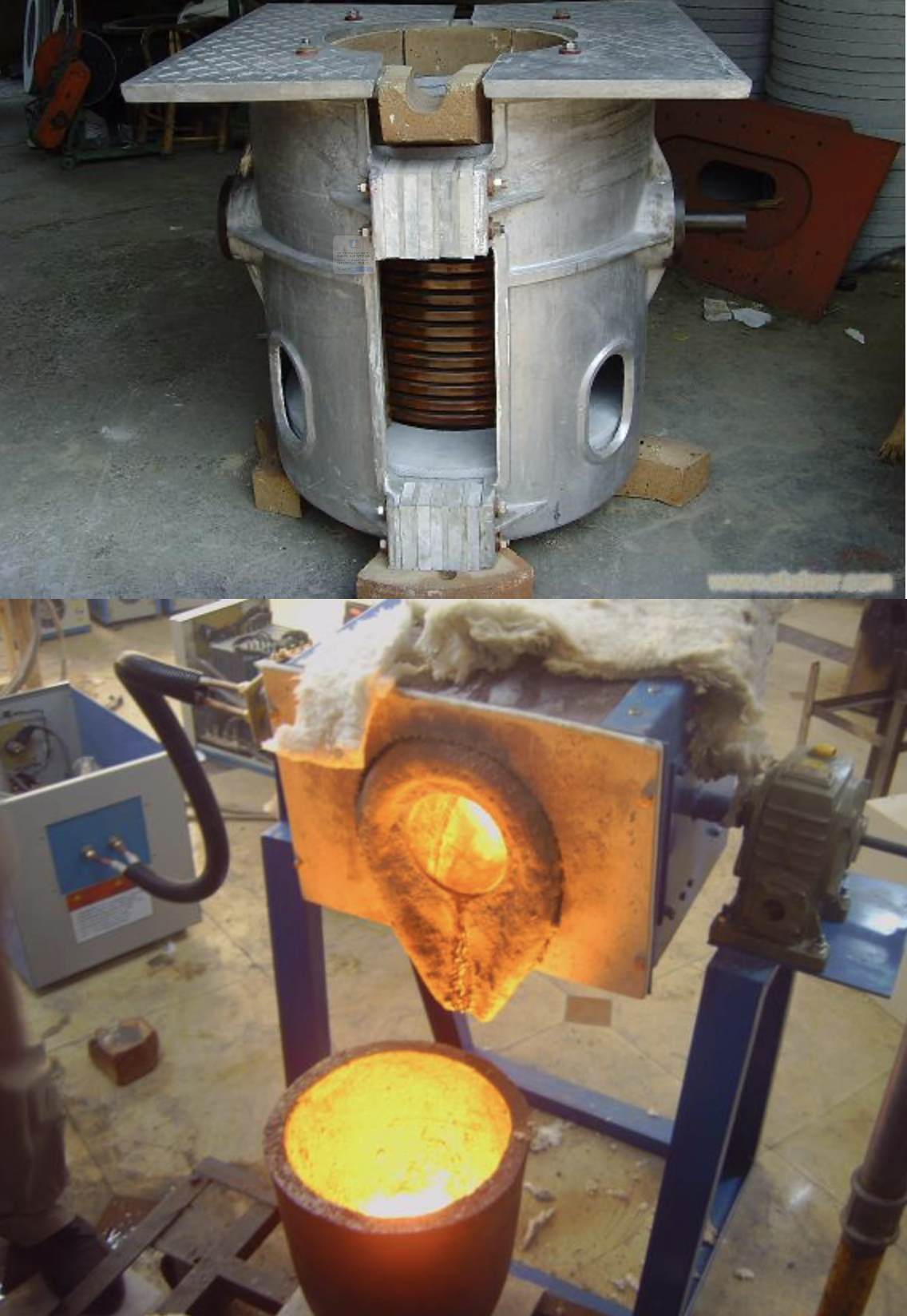20KG-400KG Medium Frequency Induction Heating Machine For Aluminum Bronze