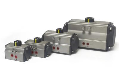 Aluminum Alloy Quarter-turn Pneumatic Actuator 90 degree double action spring return