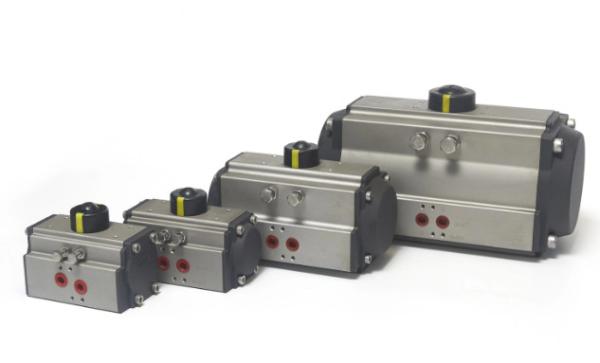 ATEX CE certificate pneumatic rotary actuators control valves aluminum alloy quarter-turn pneumatic actuator