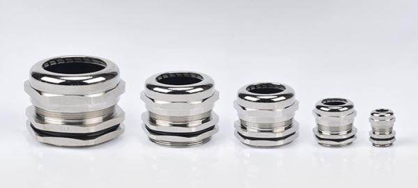 M25X1(10-14) Nickel plated brass cable gland IP68 Waterproof Connector