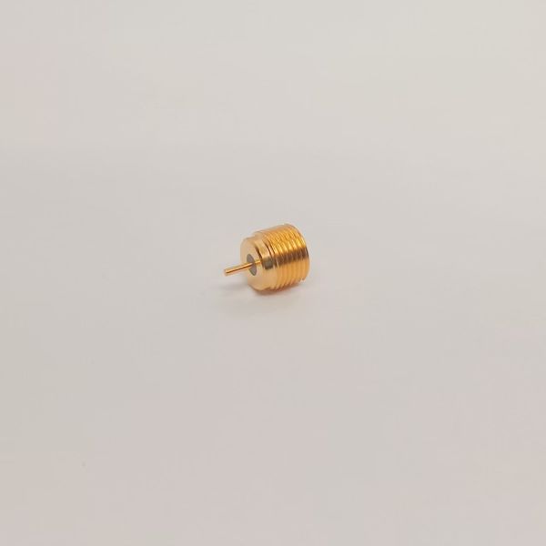 Brass Body Glass To Metal Seal Connector with DC-40GHz Frequency Range for Aerospace Applications