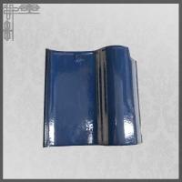 Telhado espanhol azul lustroso Ridge Tiles da terracota das telhas de telhado 220mm da terracota