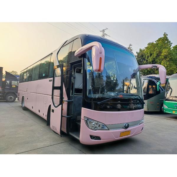 Luxo rosa usados Yutong ônibus Euro 5 LHD usados ônibus diesel Shuttle para venda
