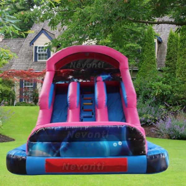 Custom Color Air Filled Inflatable Slide Perfect for Summer Fun and Family Fun
