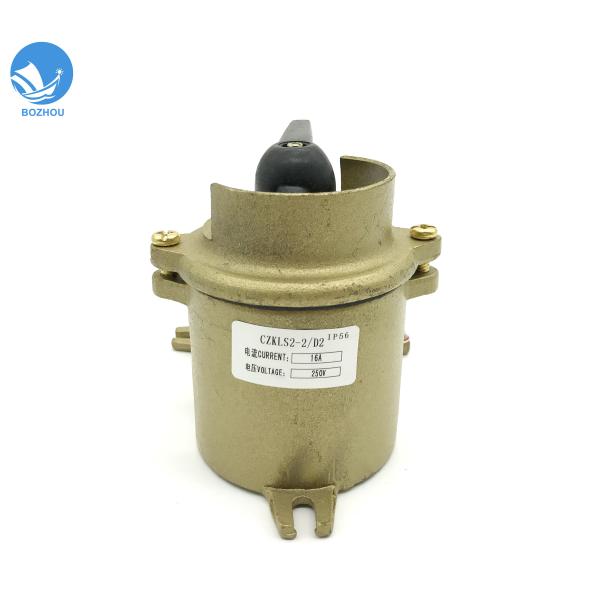 Marine Switch Socket Copper Material CZKLS2-2 Hot-selling Product With Interlock
