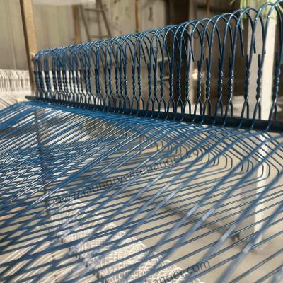 18inch Good Quality Clothes Wire Hanger For Dry Cleaner-Blue