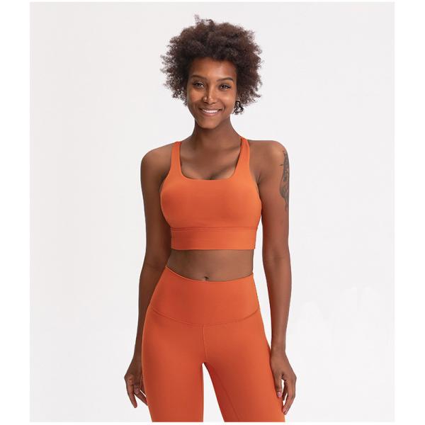 Бюстгальтера спорт фитнеса бюстгальтера йоги женщин креста камуфлирования резинка сексуального заднего противоударного высокая