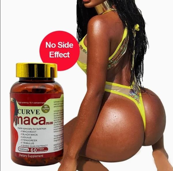 Booty Curve Butt Enlargement Capsules Butt And Hip Enlargement Organic Maca Capsules