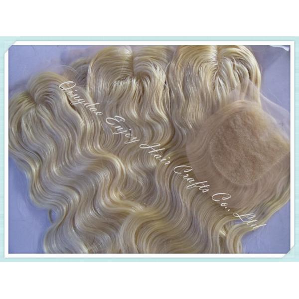 Lace top closure 4''x4'' ,malaysian virgin hair 613#color body wave 10''-24''length