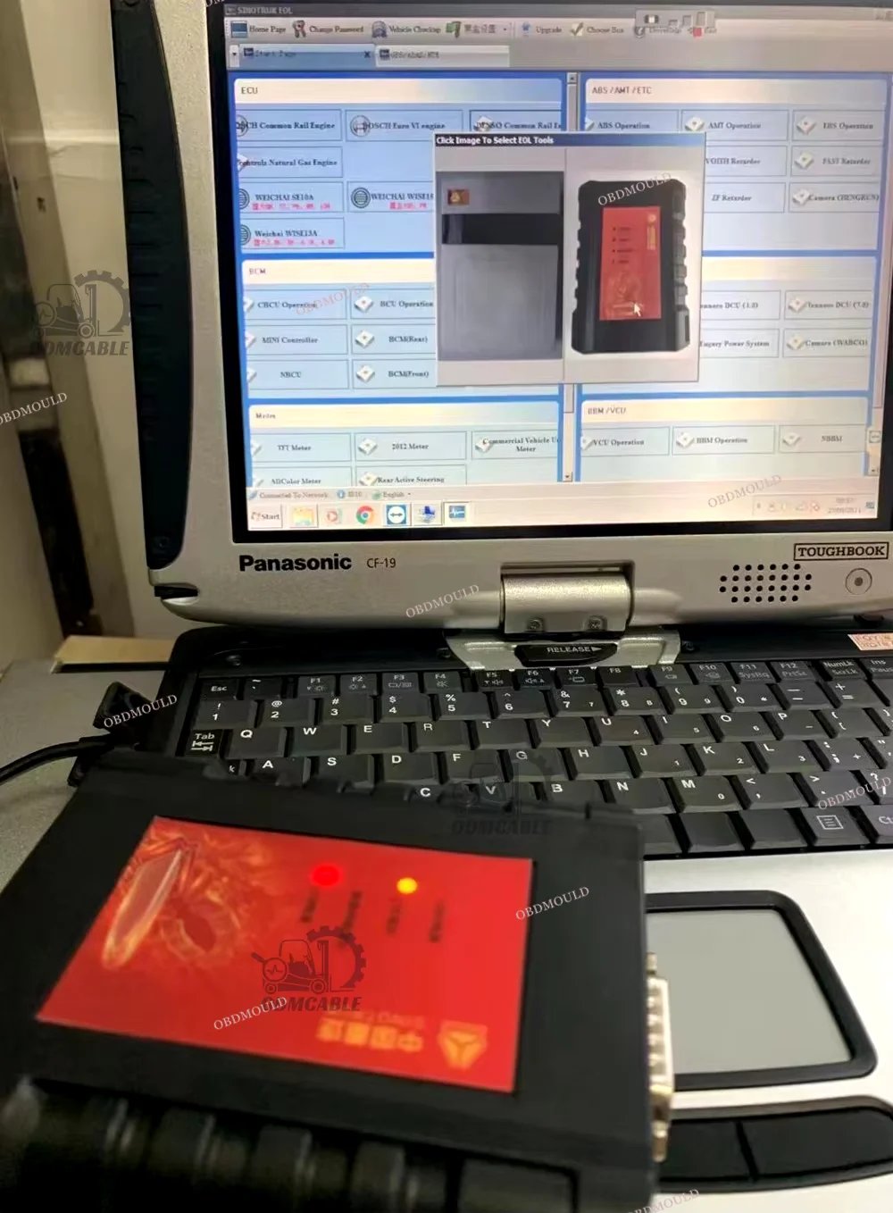 CF C2 Laptop+ Scanner Interface Tool для SINOTRUK HOWO SHACMAN WeiChai Диагностика грузовиков