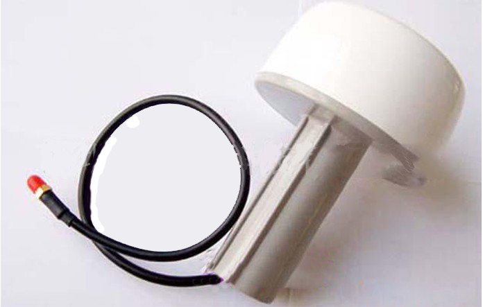 High Sensitive Car GPS Active Antenna White , SMA Female Connector 5dbi gain