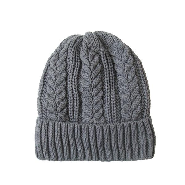 OEM Unisex Cable Knit Acrylic Knit Hat For Winter