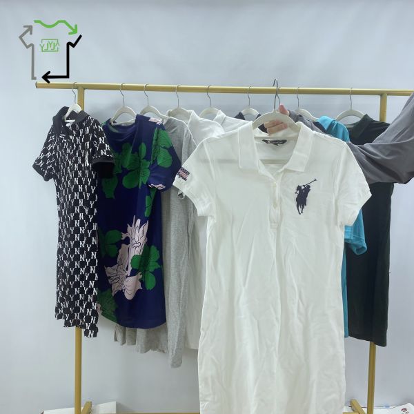 Casual Women Used Brand Clothes Korea Style 2nd Hand Dresses for Summer