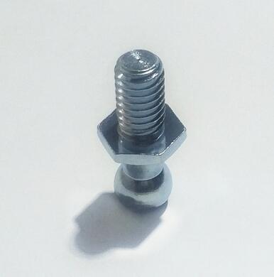 Medium Carbon Steel DIN933  Hex Head Bolt M6x20 Size OEM With ISO4017