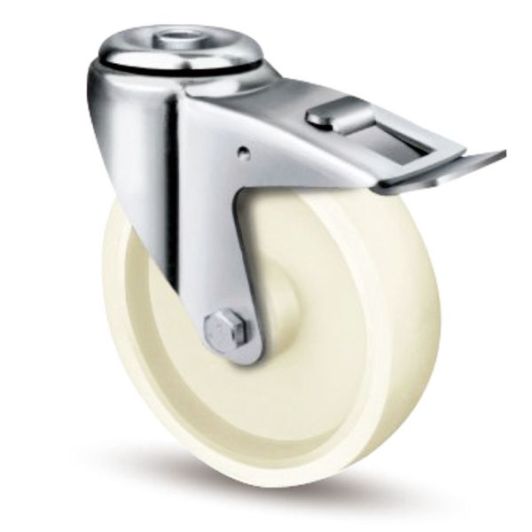 100 mm European-Style Plastic Transport Caster Swivel Wheel for Trolley & Industrial Use