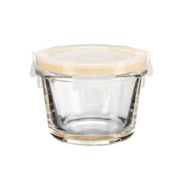 Different Lids Mini Glass Food Container Small Glass Food Container With Lid 120ml 130ml 160ml