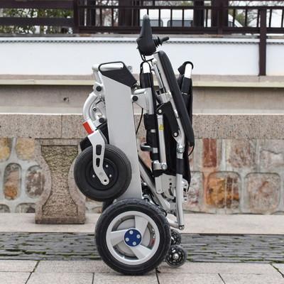 9.6AH Lithium Battery Foldable Electric Wheelchair For Disabled