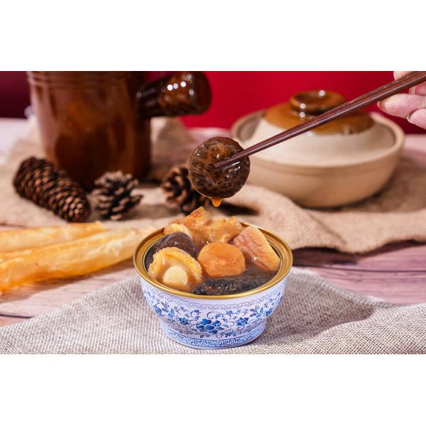 Soupe de vessie natatoire d'ormeau doré pour le soutien immunitaire - Bouillon chinois de bien-être riche en collagène de qualité supérieure pour l'anti-âge et le soutien immunitaire