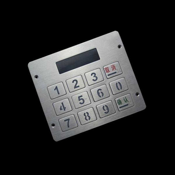 Промышленная числовая клавиатура Usb с дисплеем, клавиатурой обслуживания собственной личности терминальной с экраном