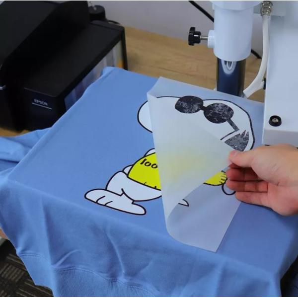 PET White DTF Transfer Film For Apparel Printing Fabric Decoration