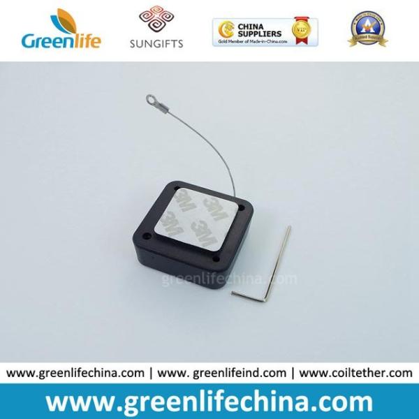 Factory Supply White Square Plastic Retracting Security Cable Display