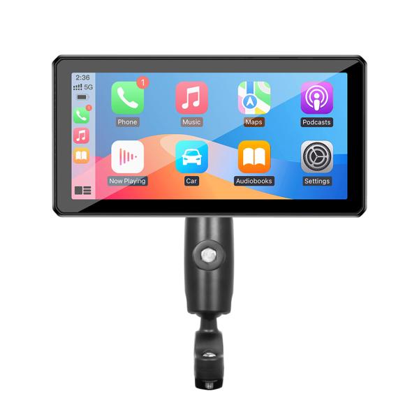 6 inch motorcycle carplay navigation screen 1080P high-definition lens waterproof motorcycle parking monitoring tire pressure detection recorder