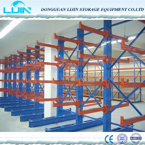 Optional Color Heavy Duty Cantilever Racking Timber Furniture Pipe Tubes Stock