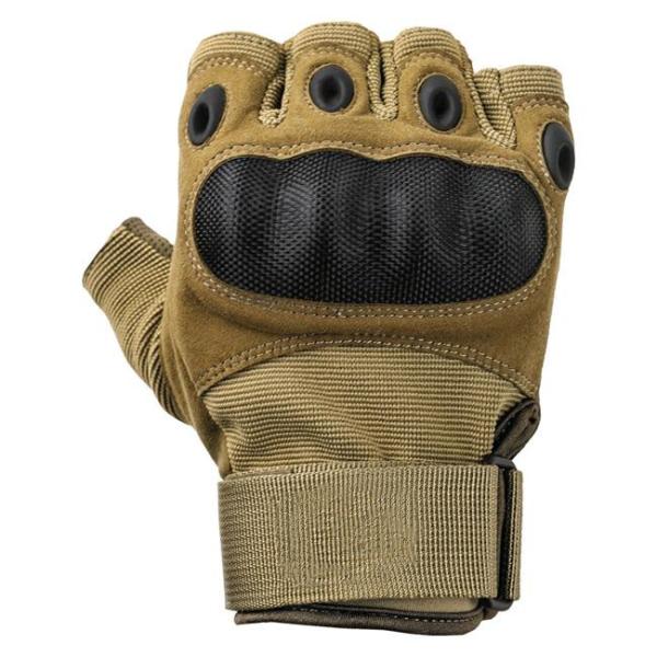 Перчатки шестерни Fingerless трудной костяшки OEM на открытом воздухе тактические Fingerless