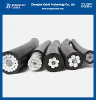 0.6/1kv câble aérien isolé AAC/XLPE+AAAC/XLPE basse tension moyenne câble aérien tordu ABC