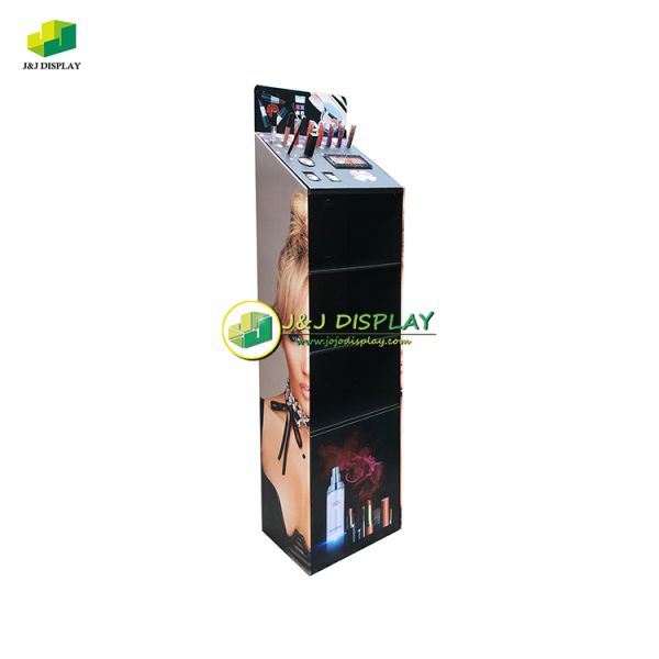 Skincare Cardboard Display Units Pharmacy Store Pop Make Up Counter Display