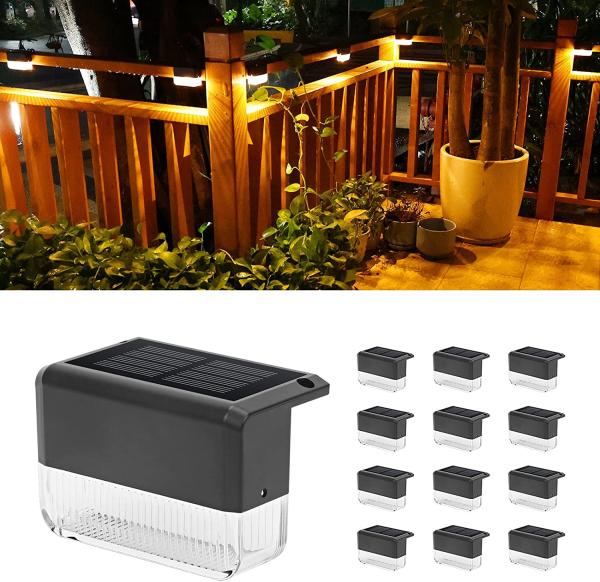 20 lumens lumière de clôture solaire avec panneau de silicium monocristallin