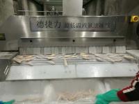 Os peixes instantâneos vegetais do congelador de explosão do túnel alimentam o processamento do congelador do túnel do nitrogênio líquido