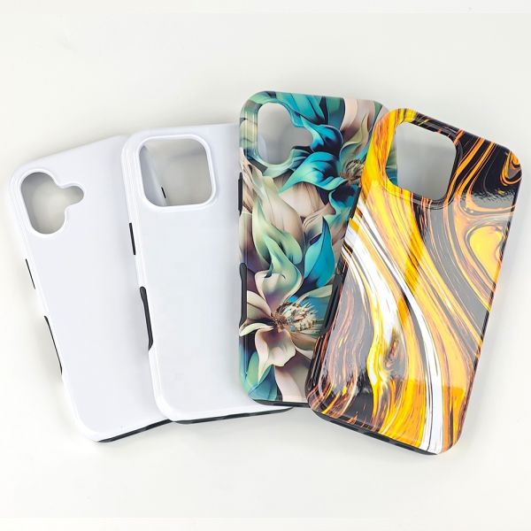 Custom Iphone 17 Case Magsafe 3D 2 In 1 Coated Sublimation Phone Case Diy Photo Printing Matte Glossy Magnetic Iphone Case
