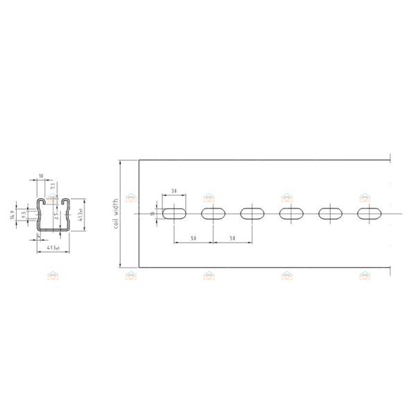 Petit pain de fabrication photovoltaïque solaire ancien 20m/Min en métal de 1.2mm