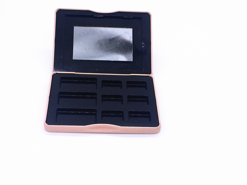 Rectangle Naked Palette  Naked 3 Eyeshadow Tin Gift Box With Embossing