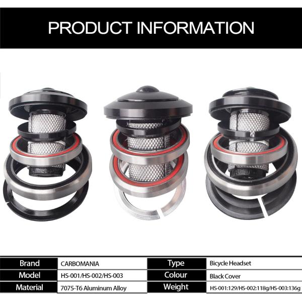 Mountain Road Bike Spare Parts Fork Headset Washer Bearings Heatparts