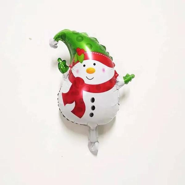 Balão novo de Santa Claus Christmas Party Decorations Party do boneco de neve dos alces do balão da folha do Natal de Wholesal 2022