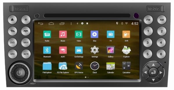 Ouchuangbo autoradio DVD gps multimedia Mercedes Benz SLK 350 android 4.4 OS support 4 cor