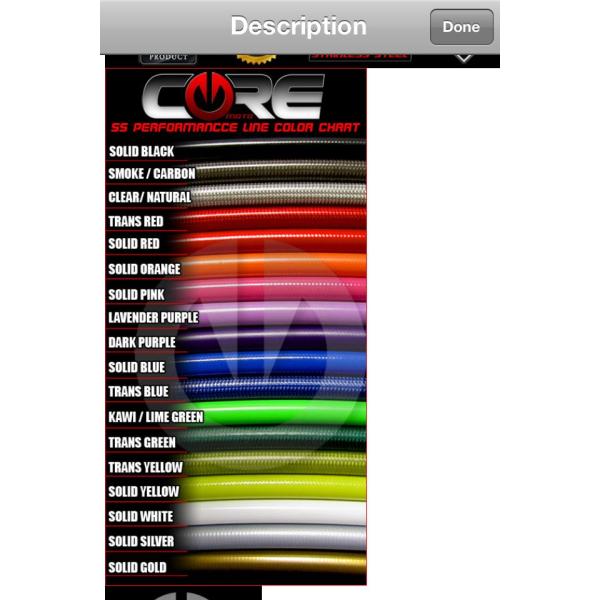 stainless steel braided brake hose