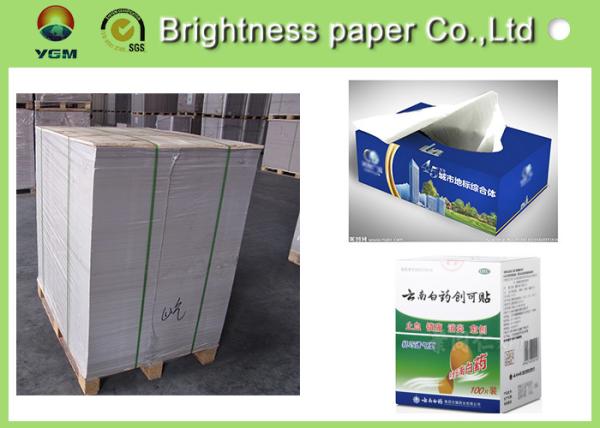 C2S white back duplex board 250gsm ~ 450gsm for two side printing