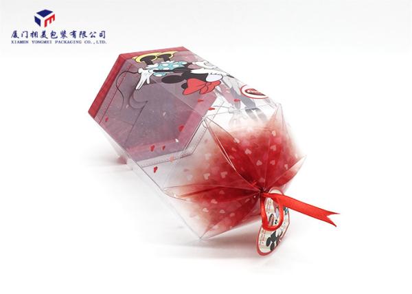 PET 18.4cm Height Plastic Packing Box, Light Weight Plastic Gift Box Custom Printing