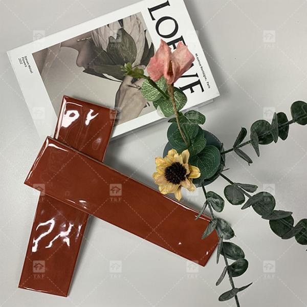 75x300 мм волнистая глянцевая глазурная фарфоровая плитка для метро Ресторан Backsplash Кухня Ванная ванна Душевая плитка